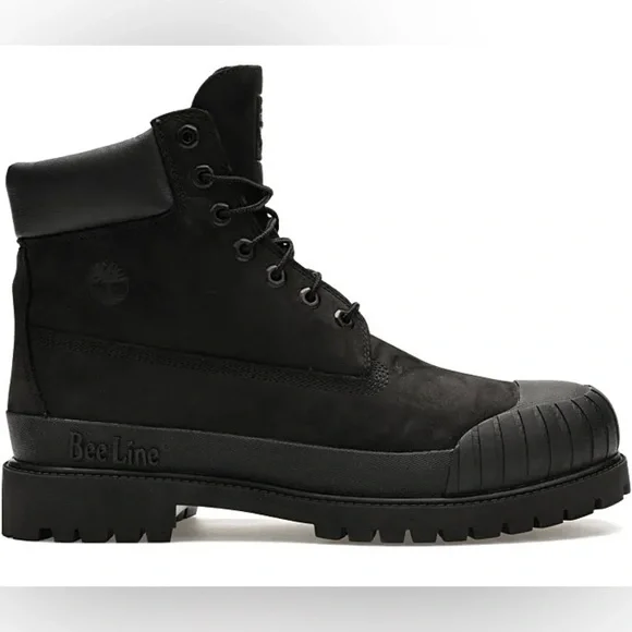 NWT Timberland Heritage 6 Inch Waterproof Nubuck Black Beeline Boots , brand NEW